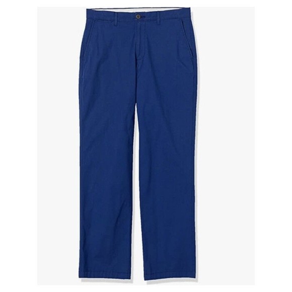 Mens Chino Pants Navy Size 32W x 31 L Regular fit Lightweight - Picture 1 of 15